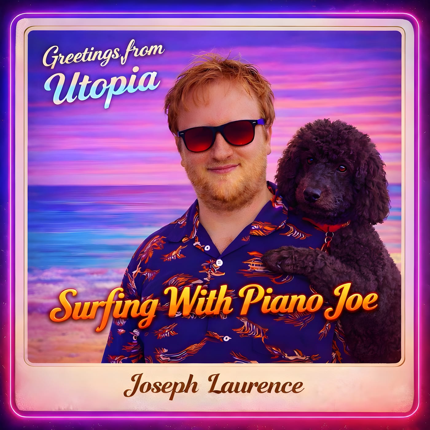 Surfing With Piano Joe by Joseph Laurence - Cover artwork